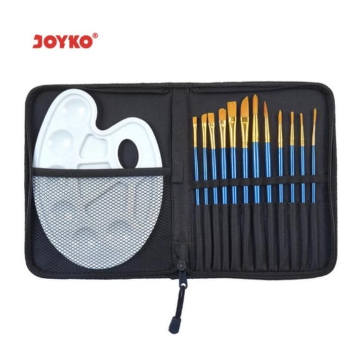 

Art Brush Set Alat Lukis Kuas Cat Air Minyak Acrylic Joyko Brs -7