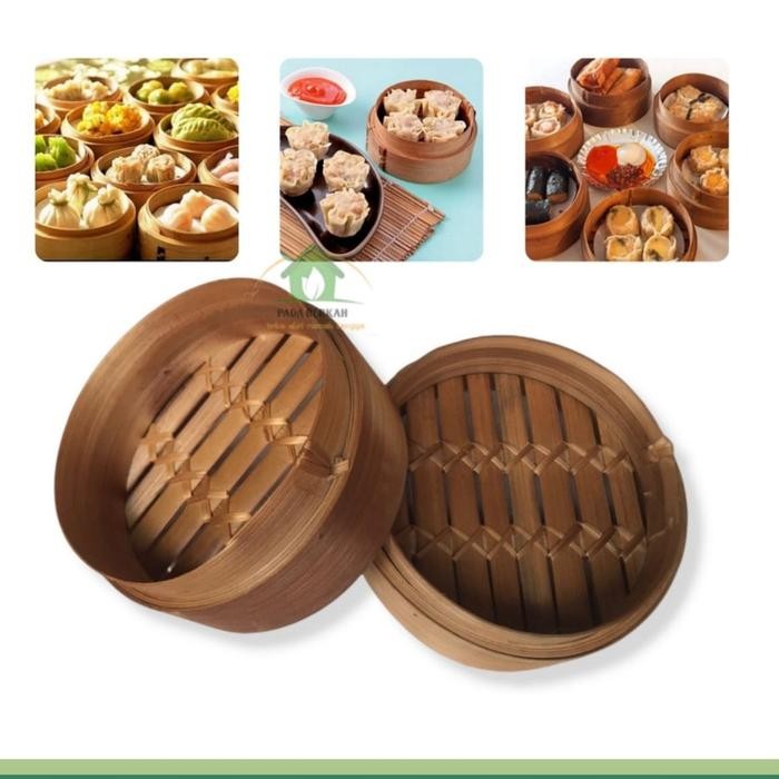 Klakat Bambu Dimsum/ Wadah Kukusan Dimsum/ Tempat Pengkus Dimsum/ Stramer Kukusan Dimsum/ Klakat