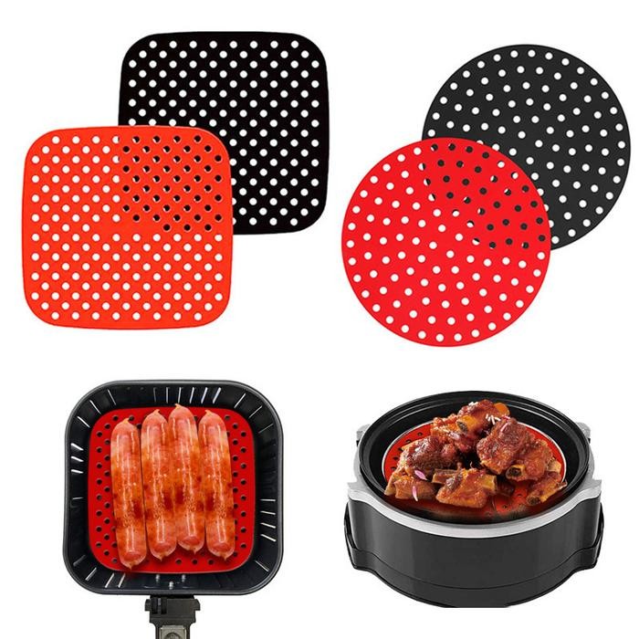 silicone air fryer mat / tatakan kukusan silikon