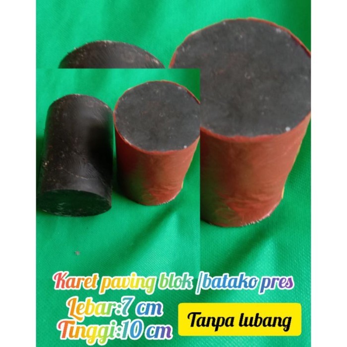 Terlaris Karet mesin paving blok/batako pres