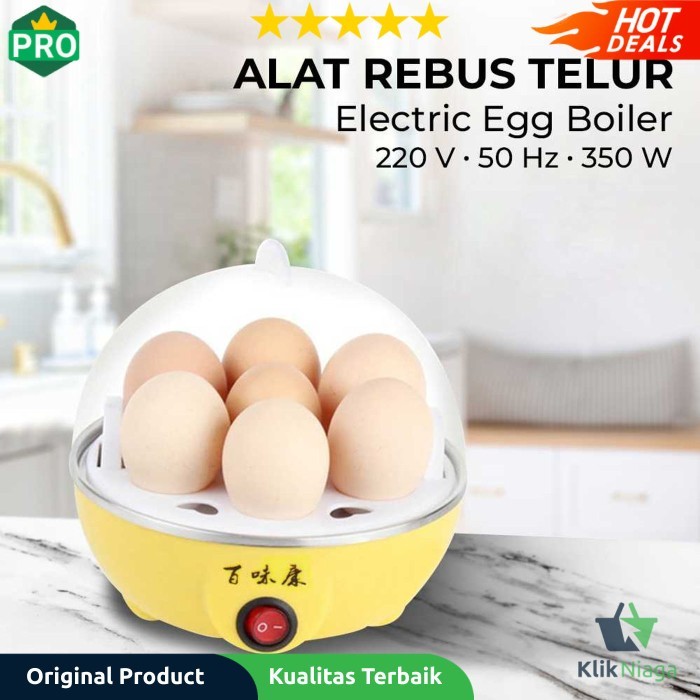 Alat Rebus Telur Elektrik Perebus Telur Electric Otomatis Original