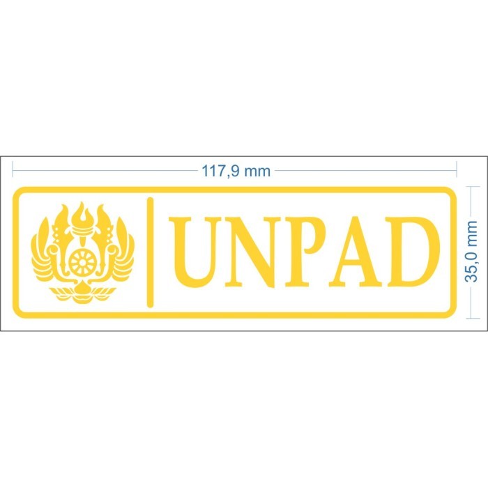 Terlaris STICKER LOGO UNPAD ; STIKER MOBIL UNPAD