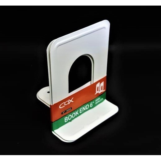 Terlaris BOOKEND PEMBATAS BUKU BESI KECIL 6 INCH HITAM PUTIH BOOK