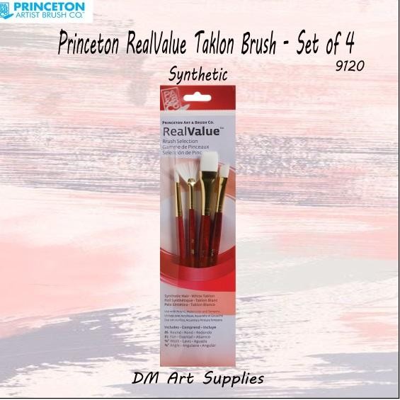 

Princeton Realvalue Taklon Brush Sets - Set Of 4 (9120)