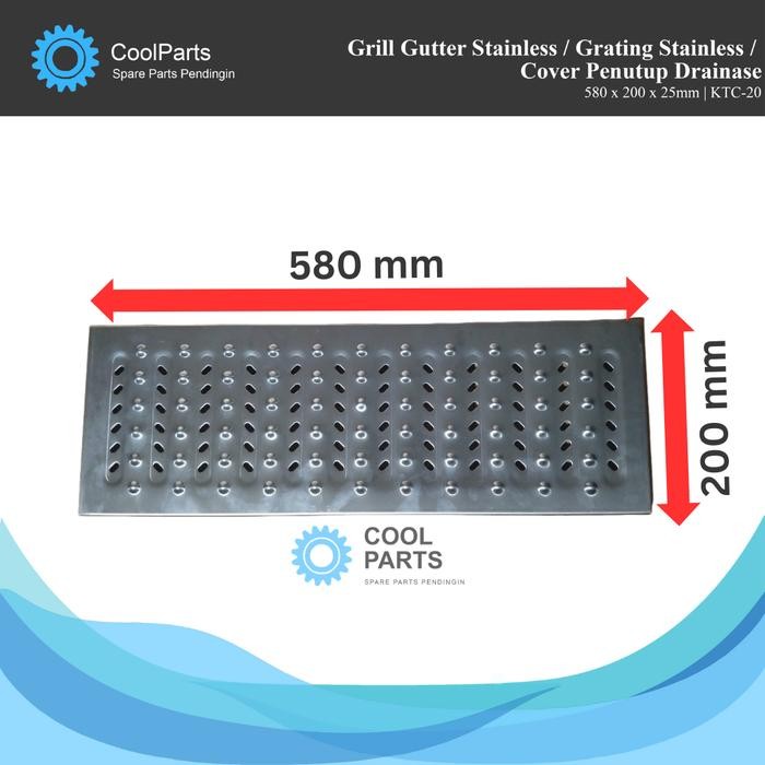 Grill Gutter Stainless/ Grating Stainless / Cover Penutup Drainase