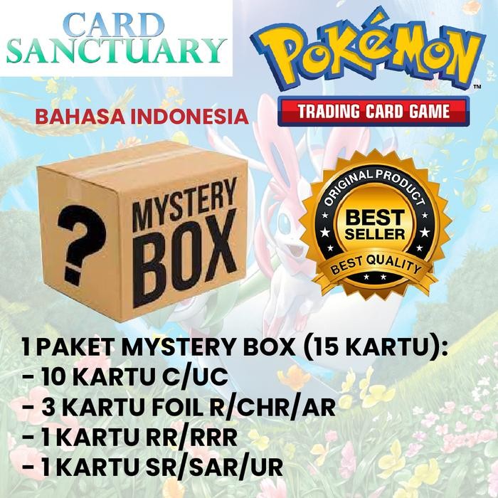 Pokemon TCG Indonesia - Mystery Box (15 Kartu)