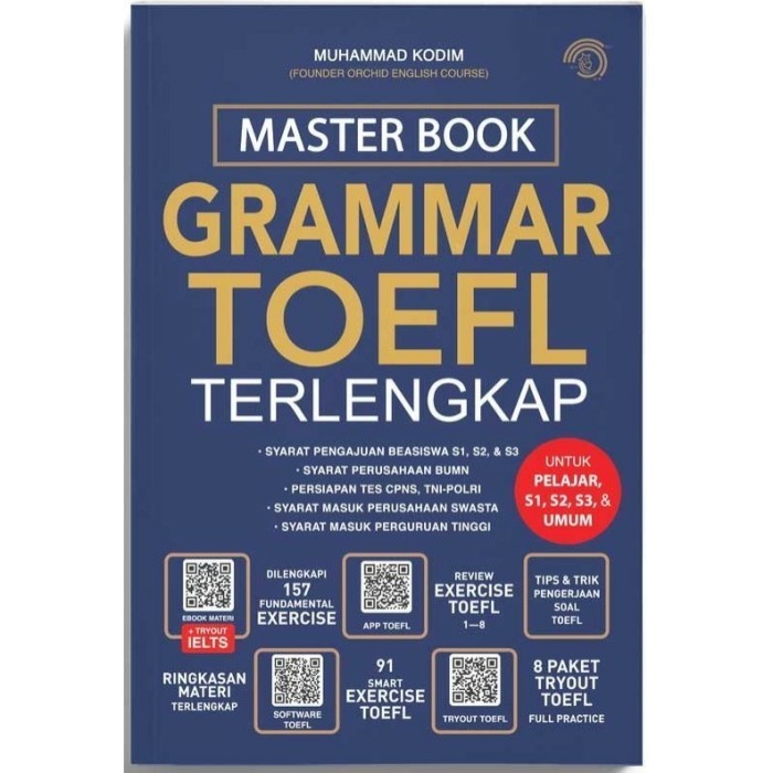 

Master Book Grammar Toefl Terlengkap Ori Baru