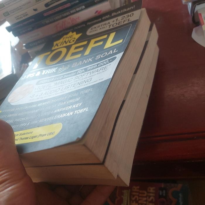 

The King Toefl ,Tips& Trik Plus Bank Soal, Cetakan Thn 2013