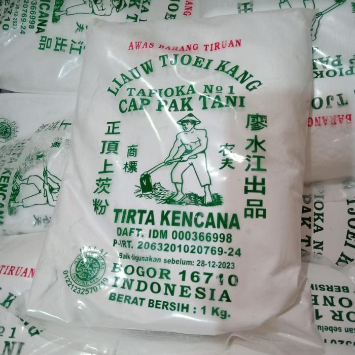 

Barang Terlaris Tapioka Pak Tani Liauw Tjoei Kang 1 Kg Packing Aman