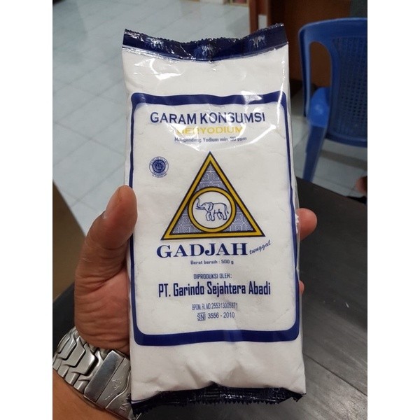 

Garam cap Gadjah Tunggal 4 BALL 250 gram (80 pcs) = 20 kg