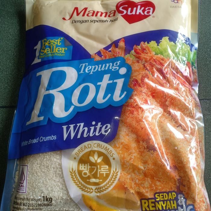 

Produk Terbaru Tepung Roti Putih Mama Suka Kemasan 1 Kg Packing Aman