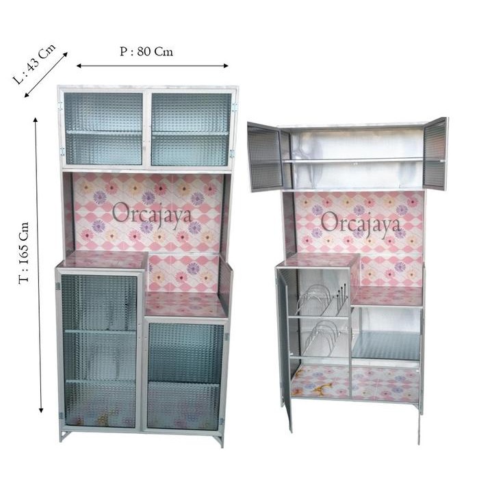 Rak Piring 2 Pintu/Lemari Piring 2 Pintu