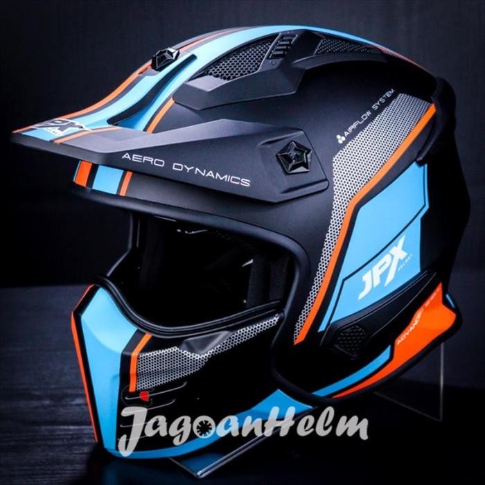 Product Laris Jpx Helm Mx726R Mx 01 Mx726 R Crossover Mx 726R - Helmet Motorcycle