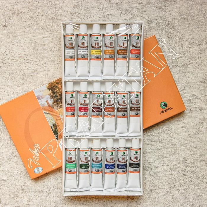 

Cat Minyak Maries / Oil Color 18 Warna #Gratisongkir