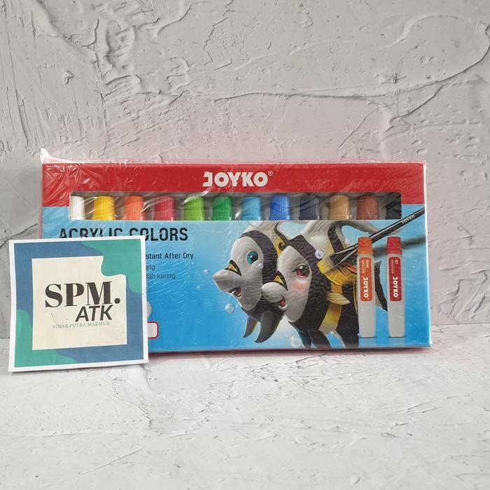 

Cat Acrylic Joyko 12 Warna #Gratisongkir