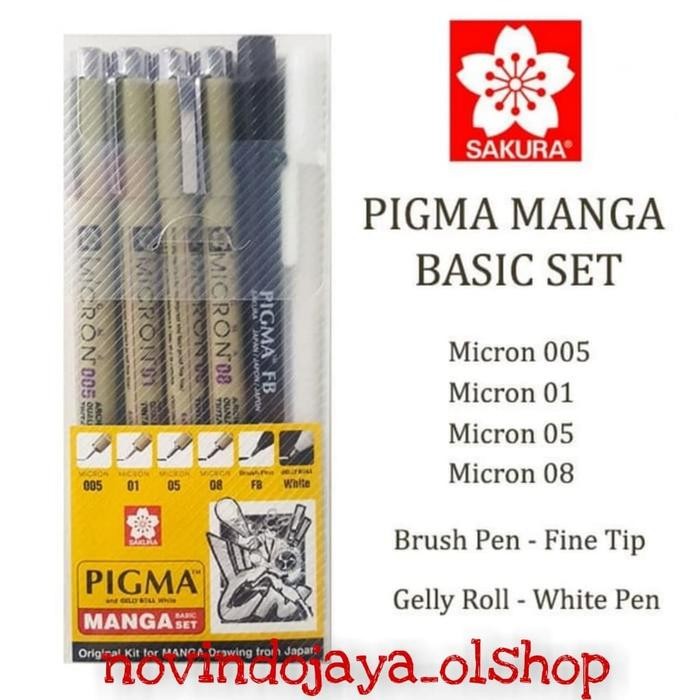 

Pigma Manga Basic Set #Gratisongkir