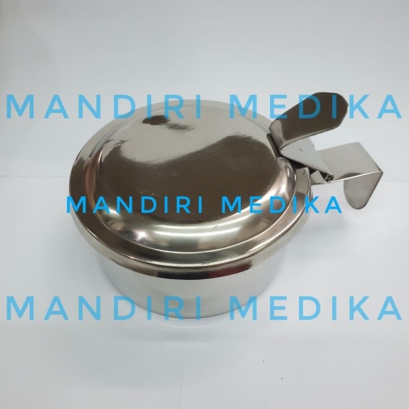 Sputum Pot Dahak Stainless 10.5x5.5cm Marwa