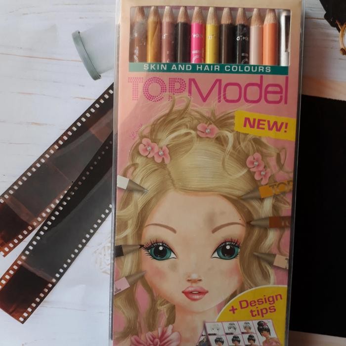 

Depesche Germany Pensil Warna Skin And Hair Colours Top Model Set