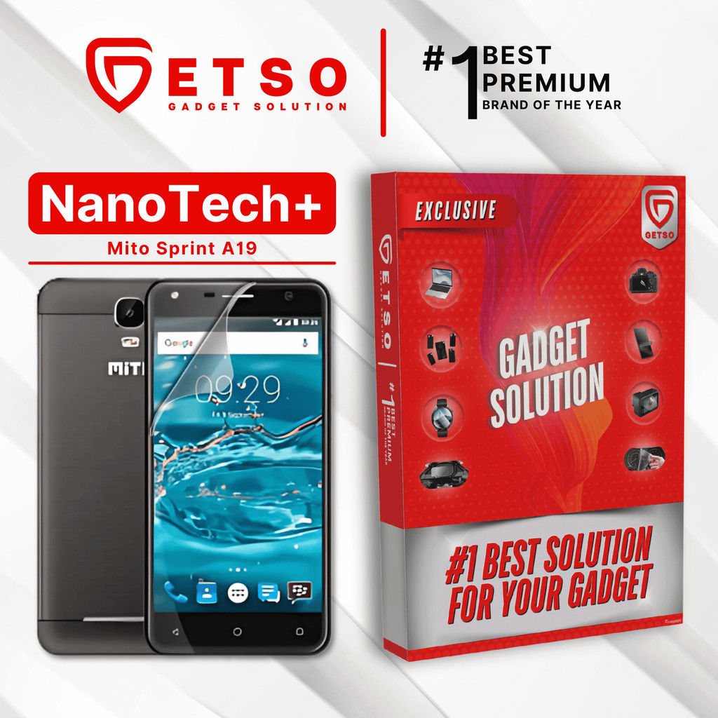 GETSO EPU BIO GENESIS Hydrogel for Mito Sprint A19 / Screen Guard (Nanotech+ 100% Recycle) Premium H