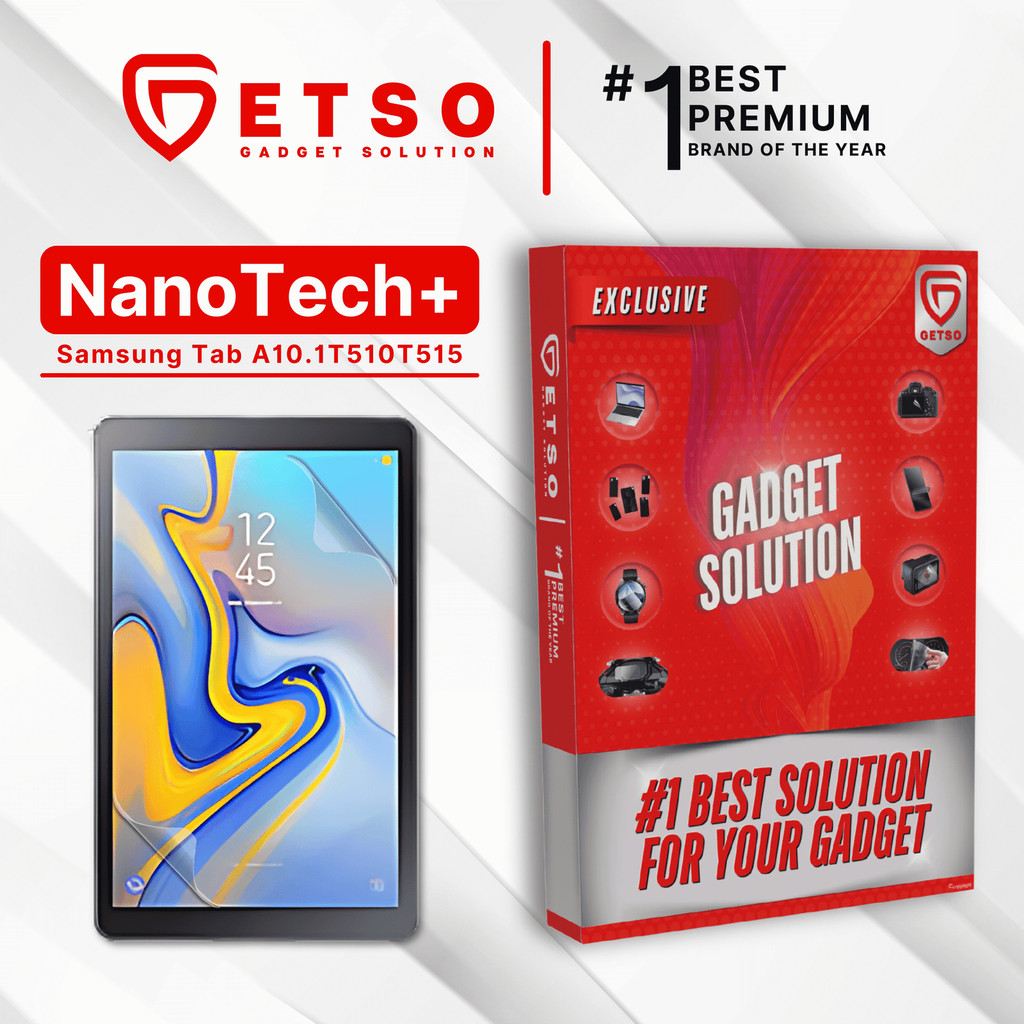 GETSO EPU BIO GENESIS Hydrogel for Samsung Tab A 10.1 2019 T510 T515 / Screen Guard (Nanotech+ 100% 