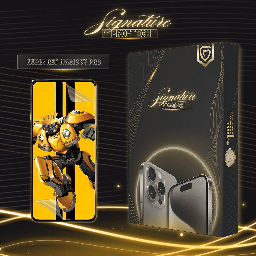 GETSO SIGNATURE PRO-TECH - Premium Anti-Scratch Protector for Nubia Red Magic 7S Pro / Screen Guard 