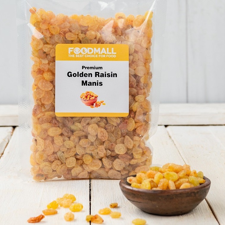 

Golden Raisin Simin Manis Organik / Kismis Emas 250 Gram