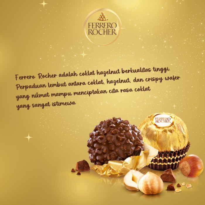

Ferrero Rocher Premium Chocolate Isi 3pcs - 1 Box