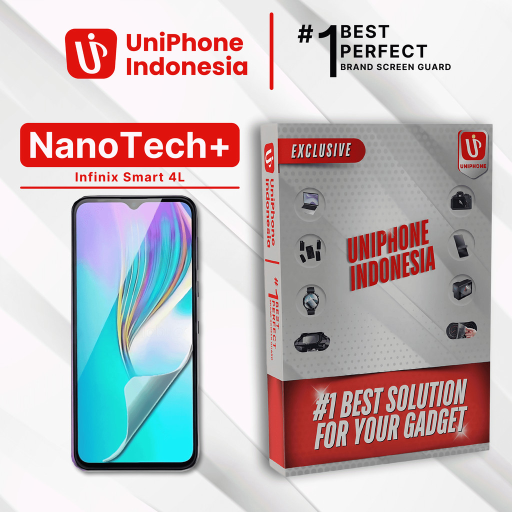 UniPhon EPU BIO GENESIS Hydrogel for Infinix Smart 4L / Screen Guard (Nanotech+ 100% Recycle) Premiu