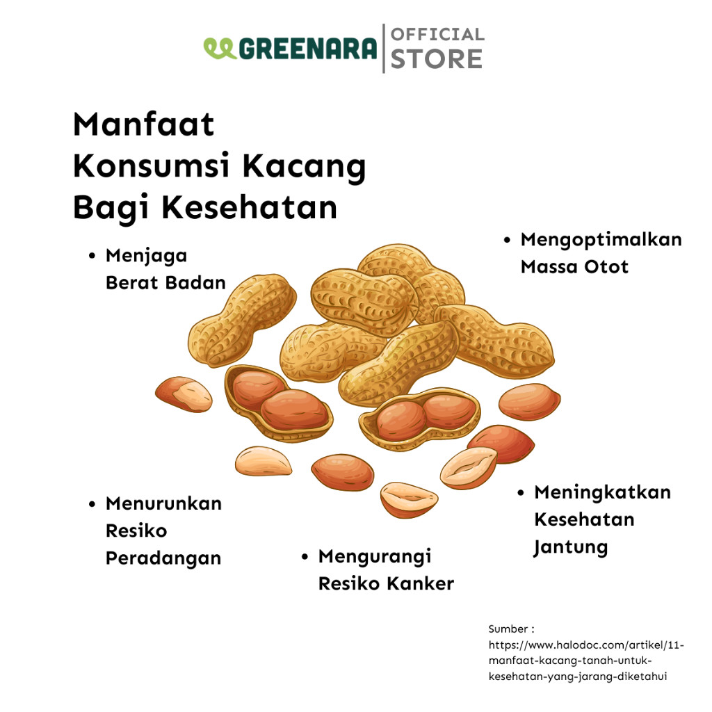 

Greenara - Kacang Panggang 500gr / Roasted Peanut