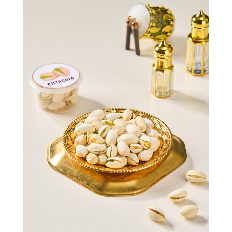 

Paket kacang pistachio Thinwall 50ml Sticker Oleh-oleh haji dan umroh Hadiah dari tanah suci Mekkah