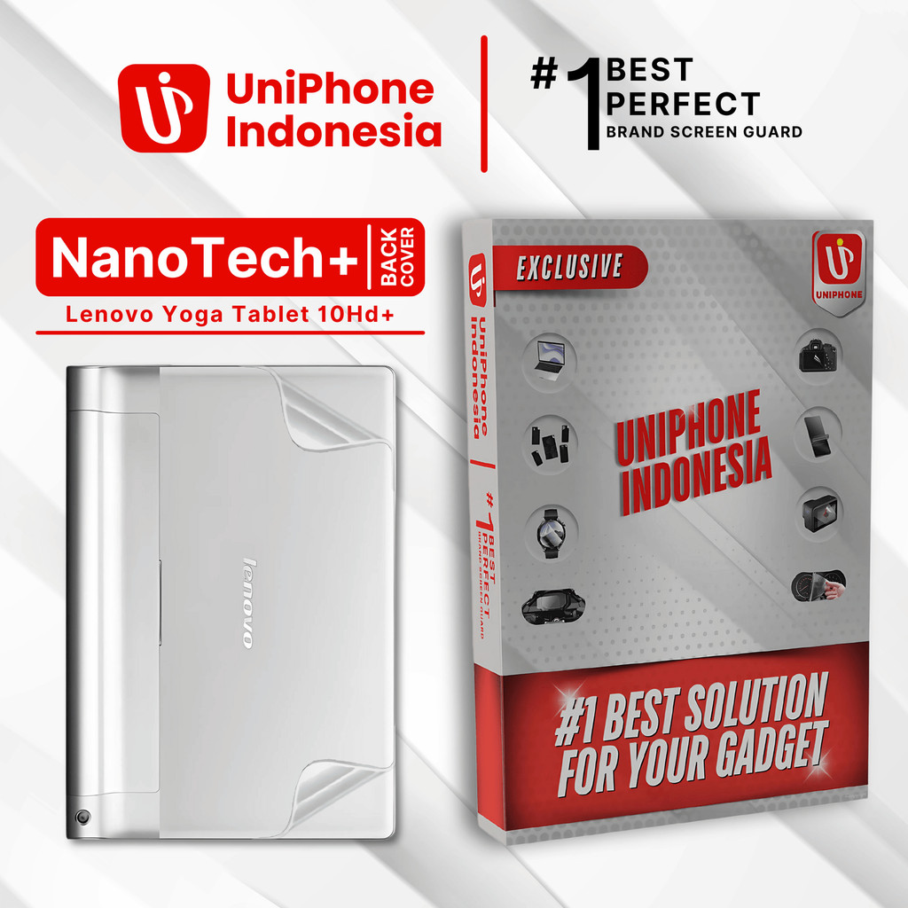 UniPhon EPU BIO GENESIS Hydrogel for Lenovo Yoga Tablet 10 HD+ / Back Cover Guard (Nanotech+ 100% Re