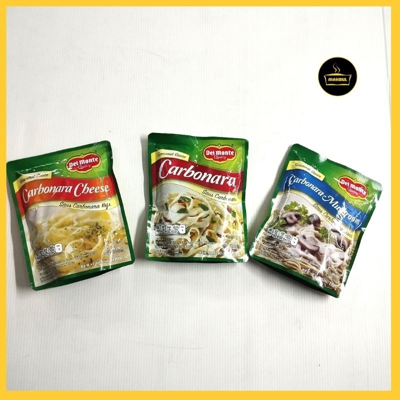 

Del Monte Sauce Carbonara, Mushroom, Cheese 180gr