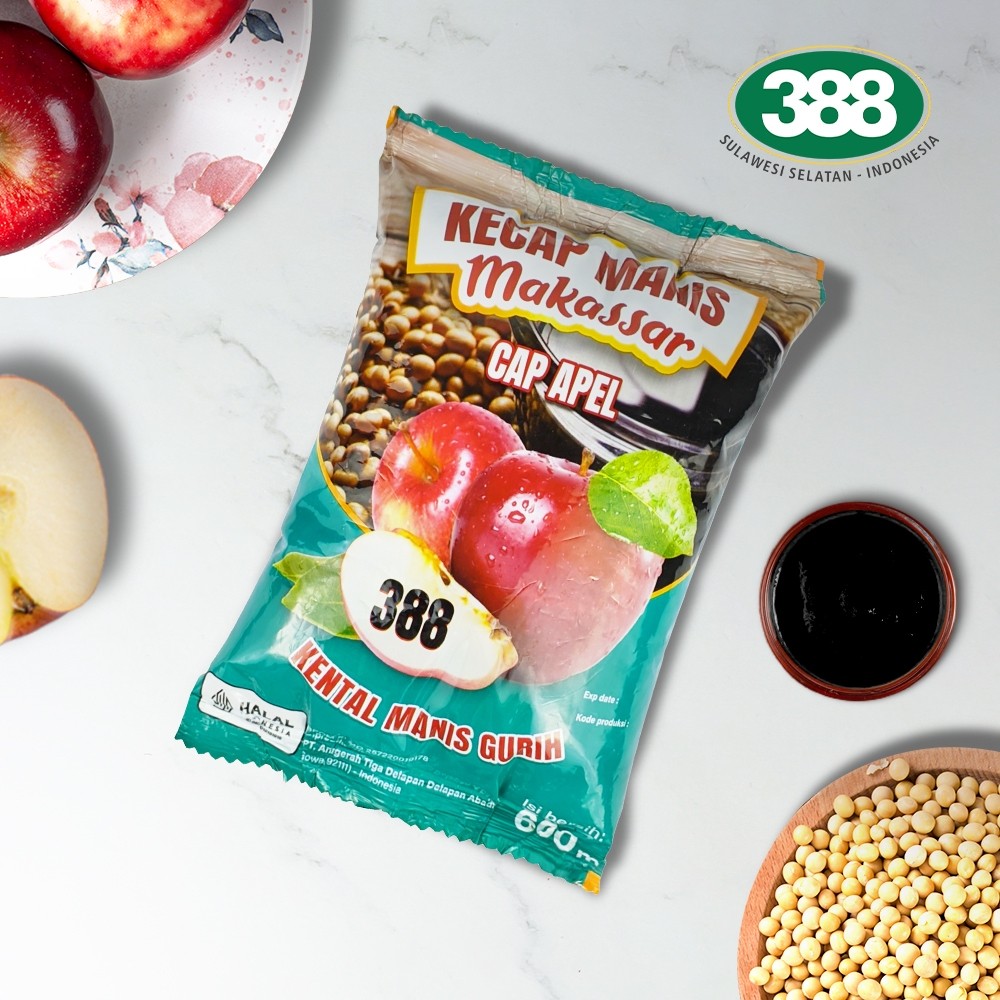 

PALUBUTUNG - Kecap Manis Cap Apel 388 Refill Pouch 600ml - Kecap Manis Bantal