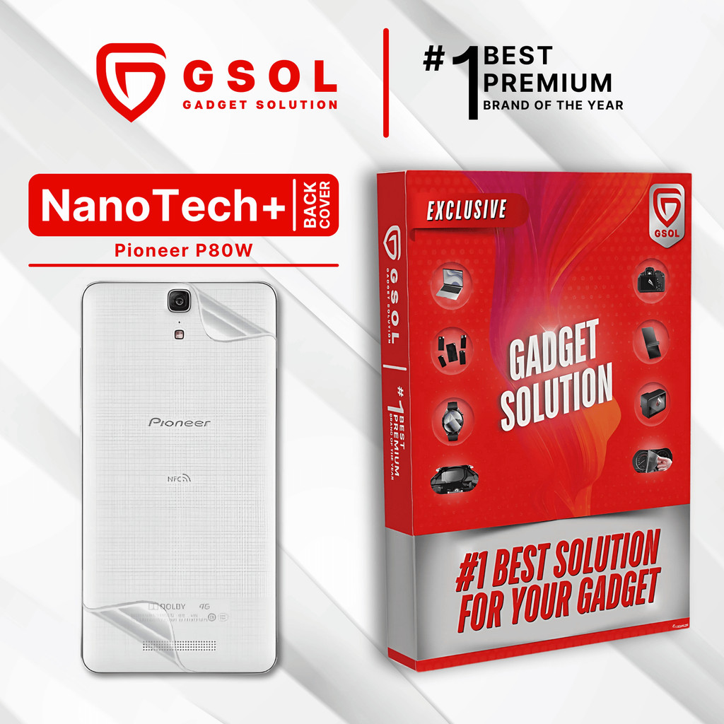 GSOL EPU BIO GENESIS Hydrogel for Pioneer P80W / Back Cover Guard (Nanotech+ 100% Recycle) Premium H