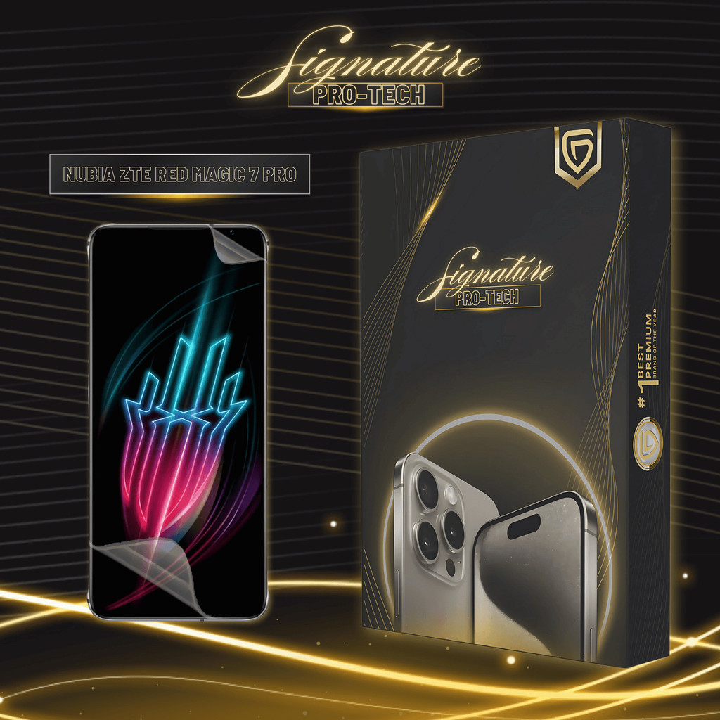 GSOL SIGNATURE PRO-TECH - Premium Anti-Scratch Protector for Nubia ZTE Red Magic 7 Pro / Screen Guar