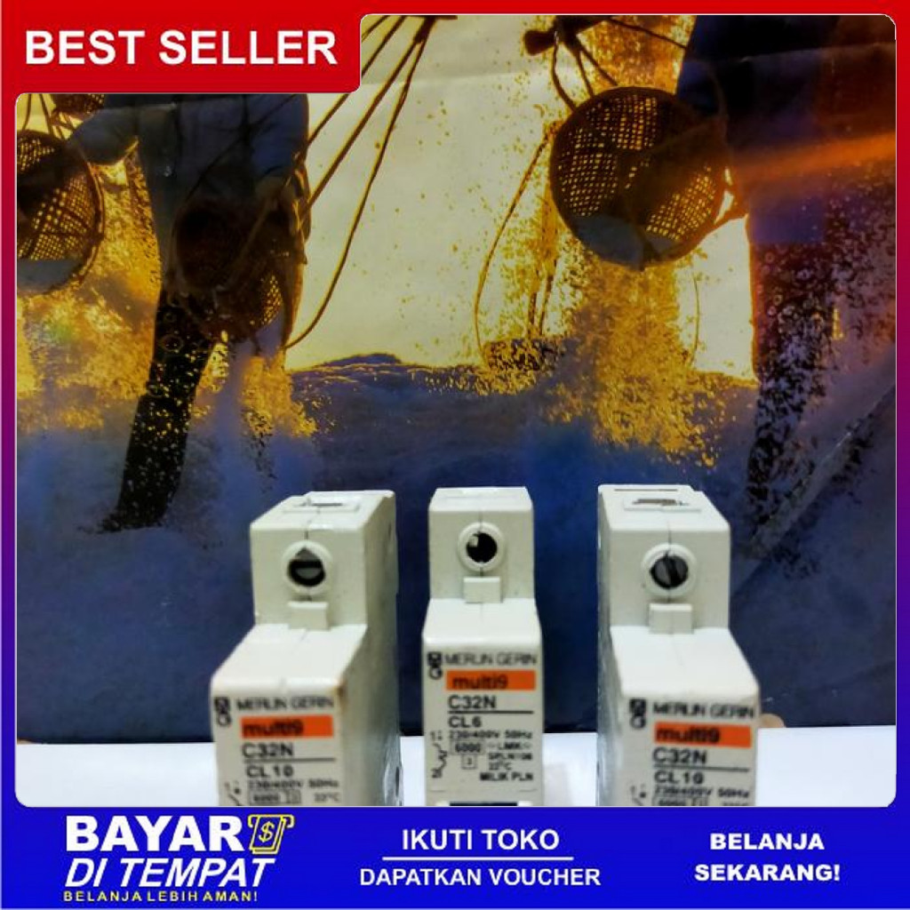 FREE ONGKIR MCB PLN MERLIN GERIN 1PHASE MODIFIKASI AMPER 2A MODIF 10AMPER BISA COD