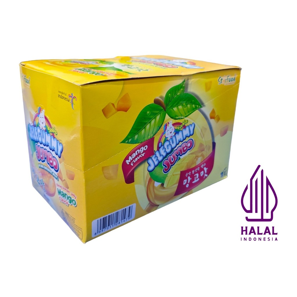 

[BOX ISI 24] Kiokio Jelegummy Jumbo Mango 35gr