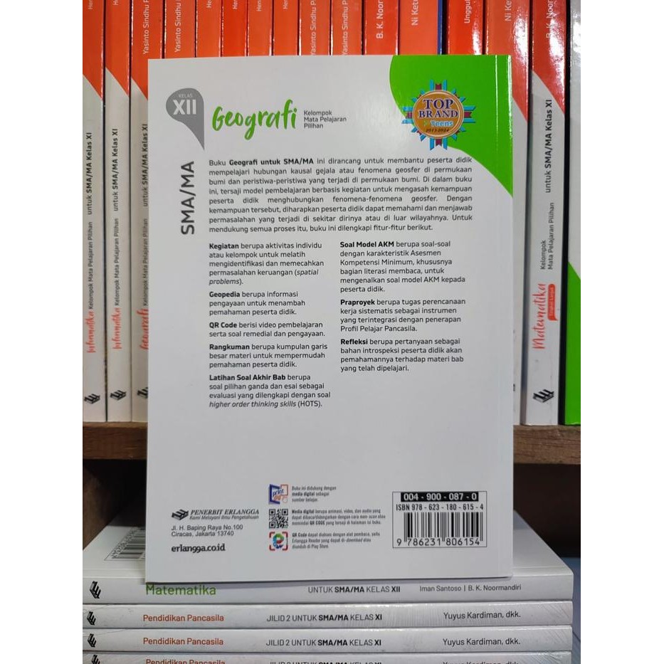 

TERBARU!!! BUKU GEOGRAFI KELAS 3/12 SMA KURIKULUM MERDEKA ERLANGGA READY