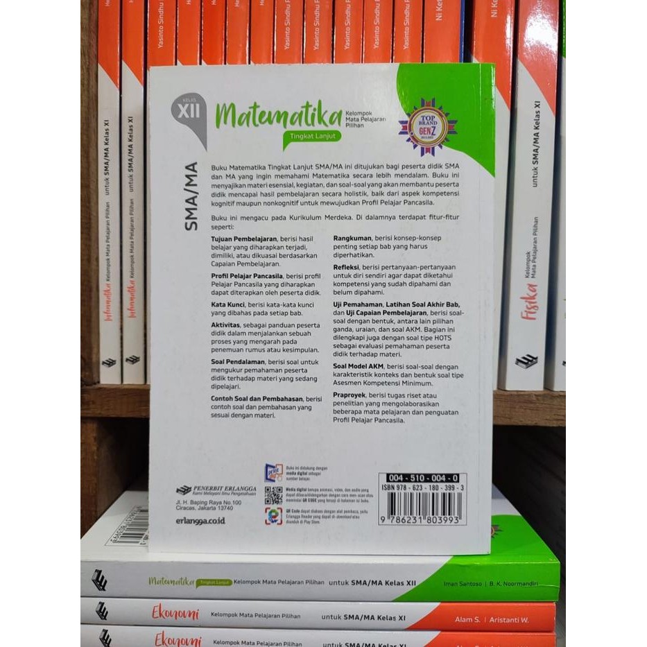 

TERBARU!!! MATEMATIKA TINGKAT LANJUT KELAS 3/12 SMA KURIKULUM MERDEKA ERLANGGA READY