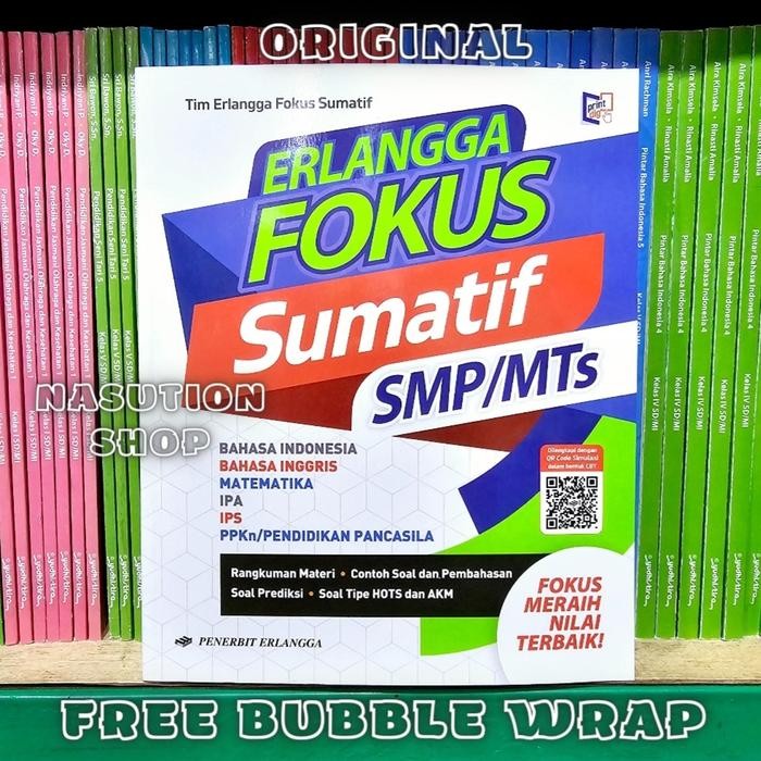 

SALE BUKU SOAL FOKUS SUMATIF SMP/MTS ERLANGGA DILENGKAPI KUNCI JAWABAN ORI READY