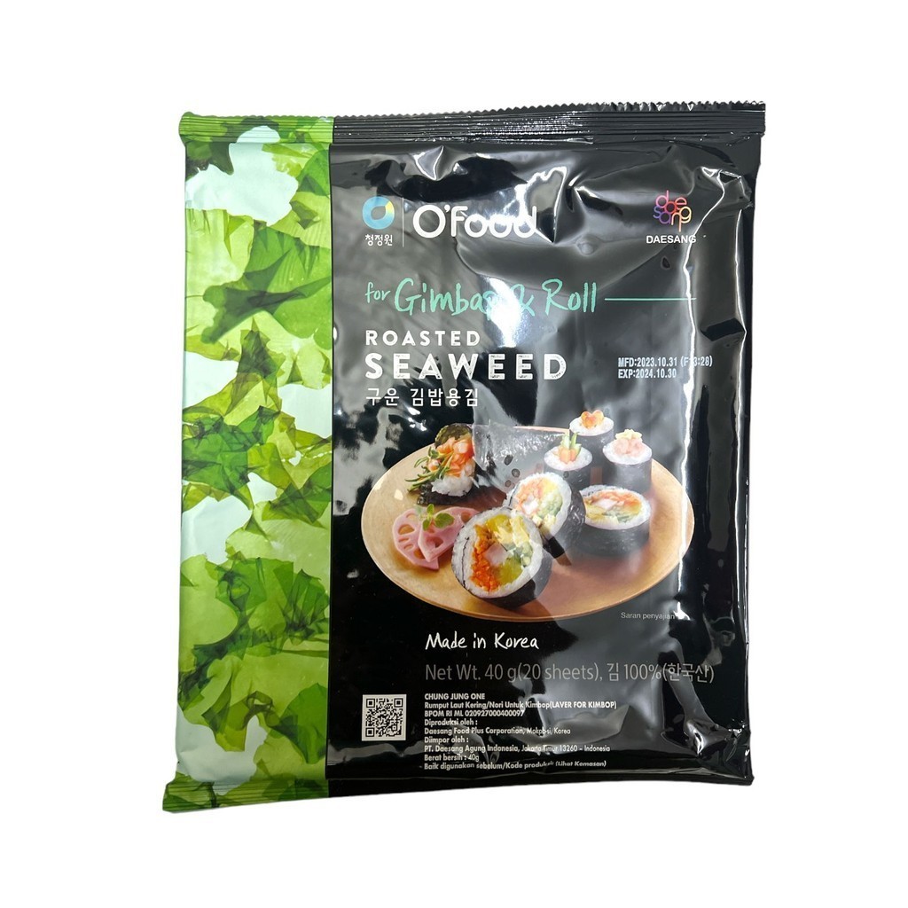 

CHUNG JUNG ONE GIMBAP RUMPUT LAUT KERING 40GR / NORI RUMPUT LAUT 40GR