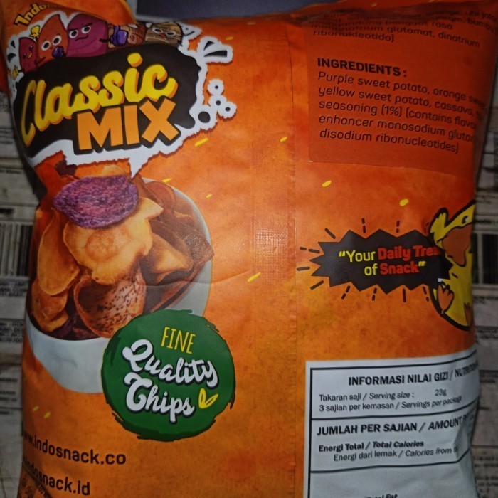

indosnack potato classic mix aneka umbi