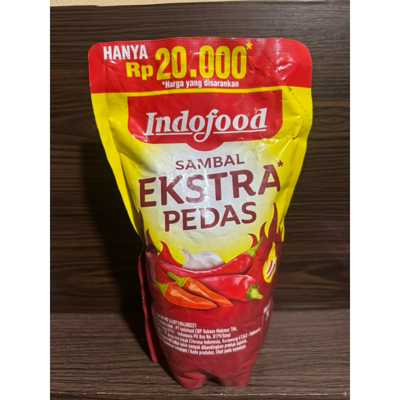 

Indofood Sambal exstra pedas/Sambal bangkok//Saos Tomat