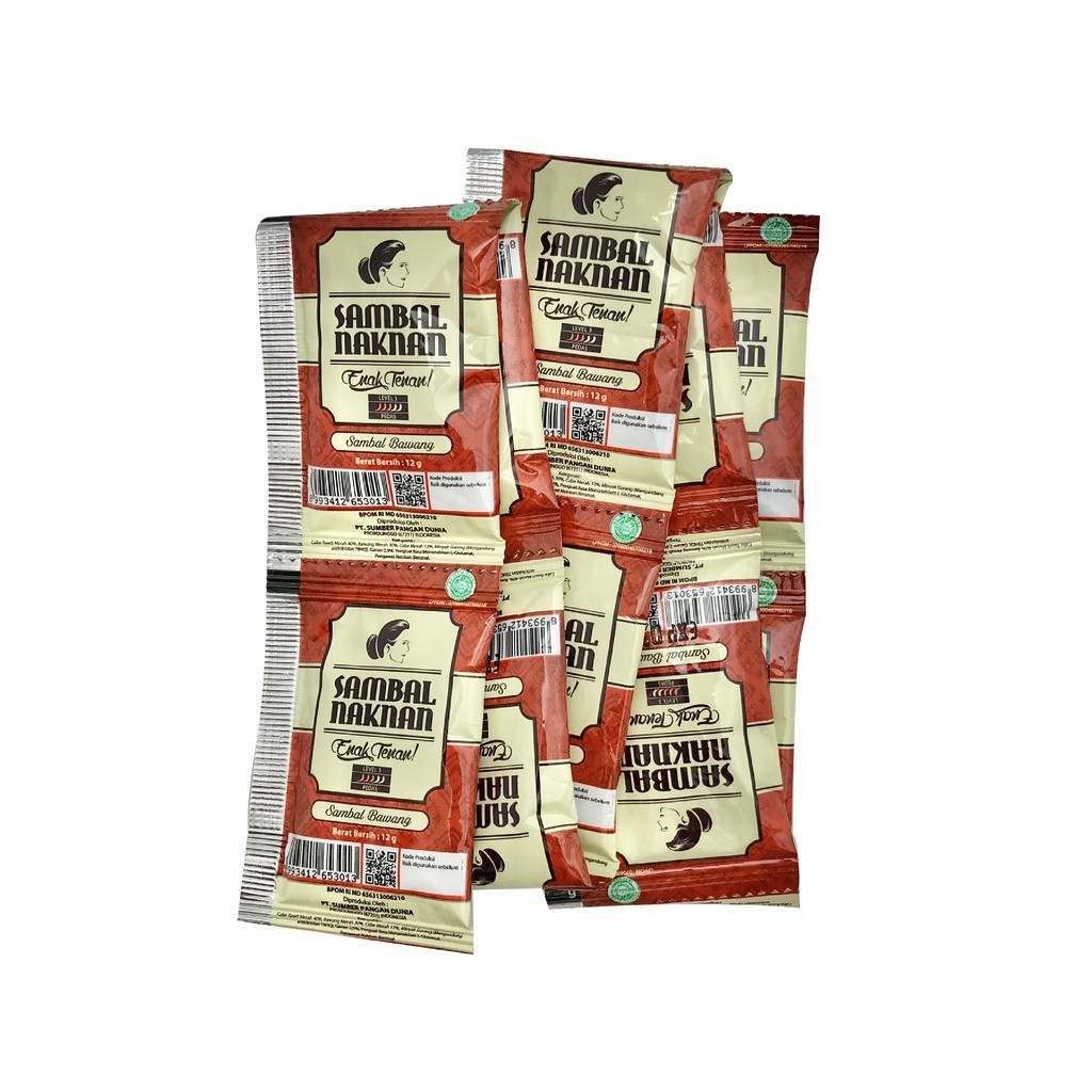 

Sambal Naknan Bawang SACHET 10 PCS (SEPULUH PCS)