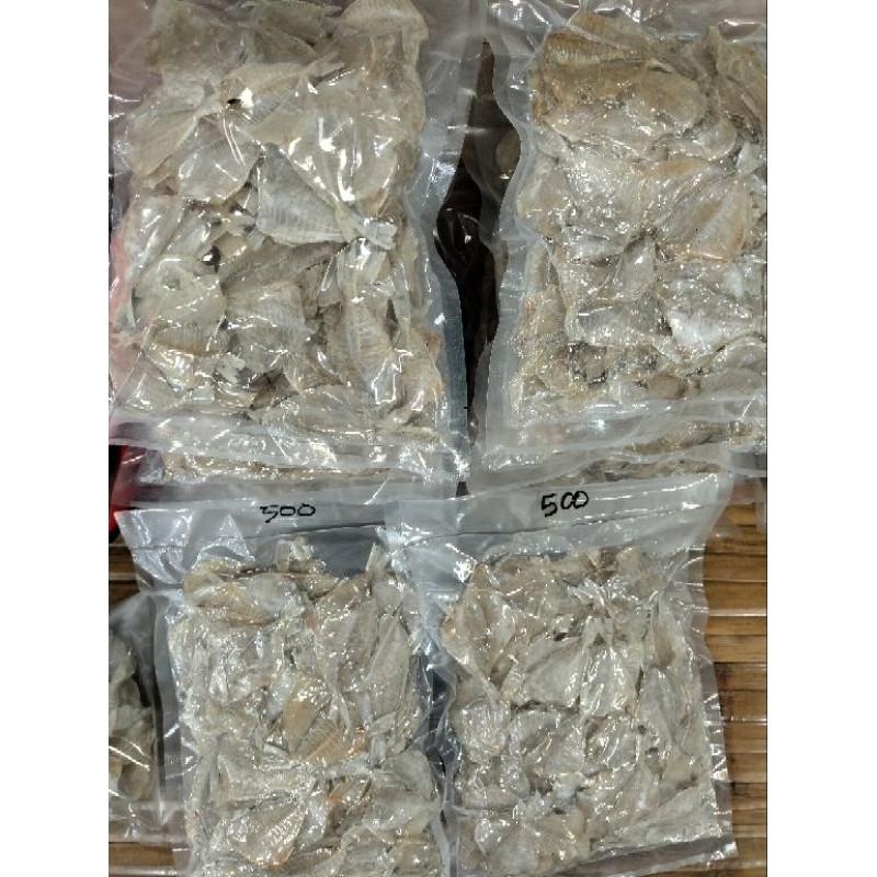 

Ikan asin Kapasan tulang asli tawar Tipis Kerupuk 1000gram, 500gram, 250gram
