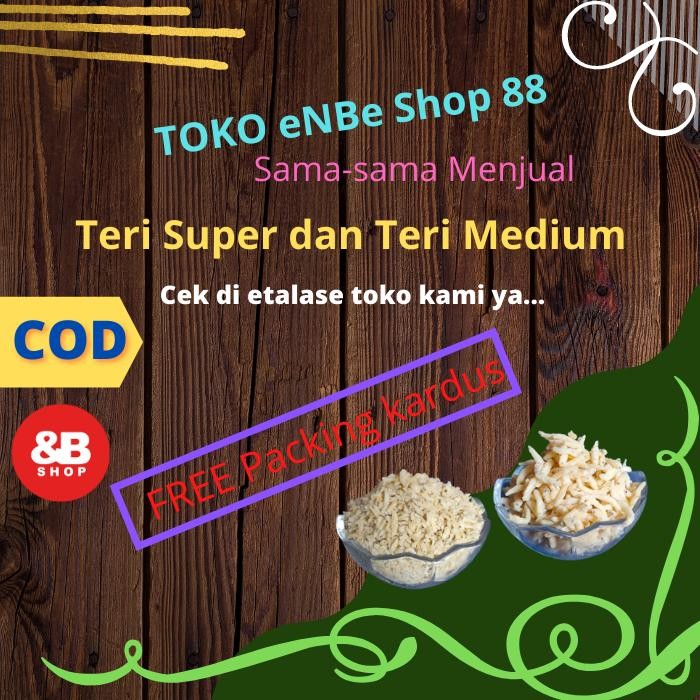 

JTTOP" LAUK KERING SEHAT IKAN TERI CRISPY KRISPI MADURA SUPER 250 GRAM