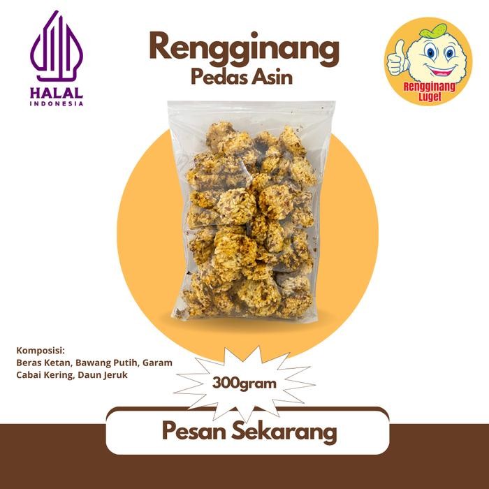 

JTTOP" [PROMO OPENING] RENGGINANG PEDAS DAUN JERUK 300 GRAM SNACK LUGET ASIN