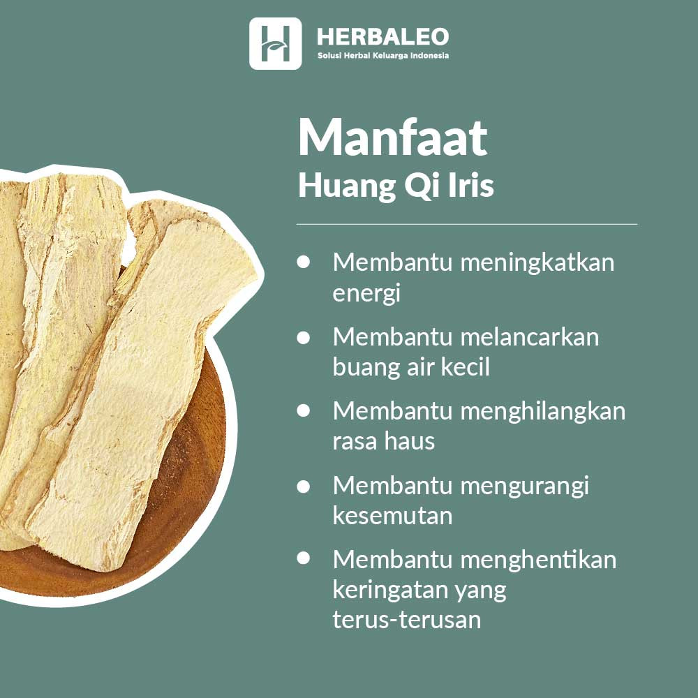 

Herbaleo Huang Qi Iris 37.5g Astragalus Root Membantu Meningkatkan Energi
