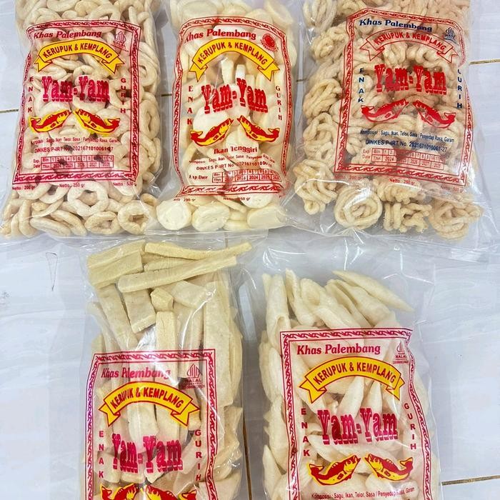

JTTOP" PROMO LIVE 5BUNGKUS KERUPUK PALEMBANG (CIN,MINI,SGLKULIT,RAMBAK,BUNCIS)
