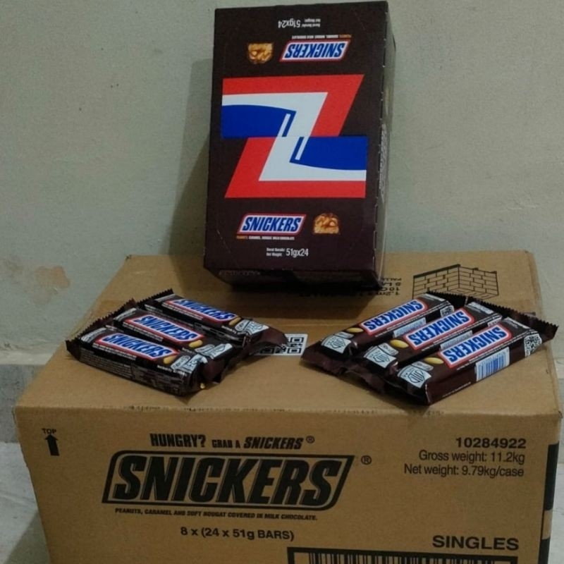 

Omahjajanan Snickers Chocolate Bar - 1 Dus (35 Gram : 9 Box 51 Gram : 8 Box)